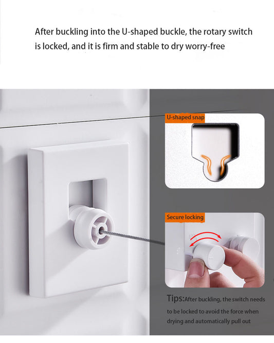Indoor Retractable Clothline