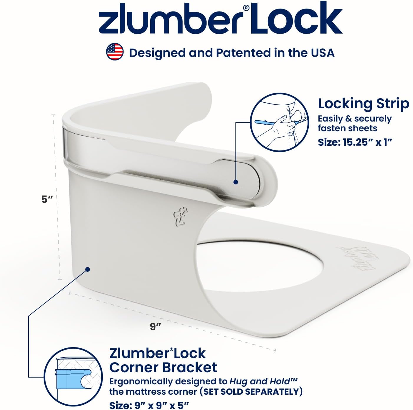 Bed Sheets Holders Zlumber Locks