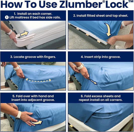 Bed Sheets Holders Zlumber Locks