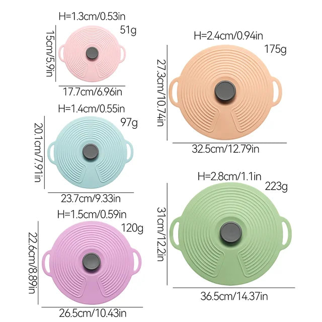 Plates Lids (5 Pcs)